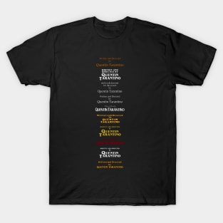 directed by Quentin Tarantino (updated for 2019) T-Shirt